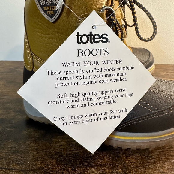 Totes Toddler Boys Insulated Winter Boots NWT size 5 - Picture 5 of 6